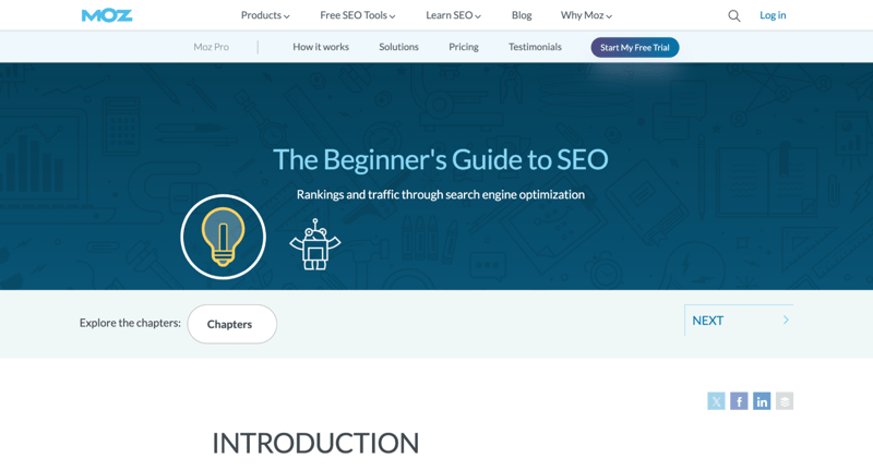 Moz's Beginner's Guide to SEO